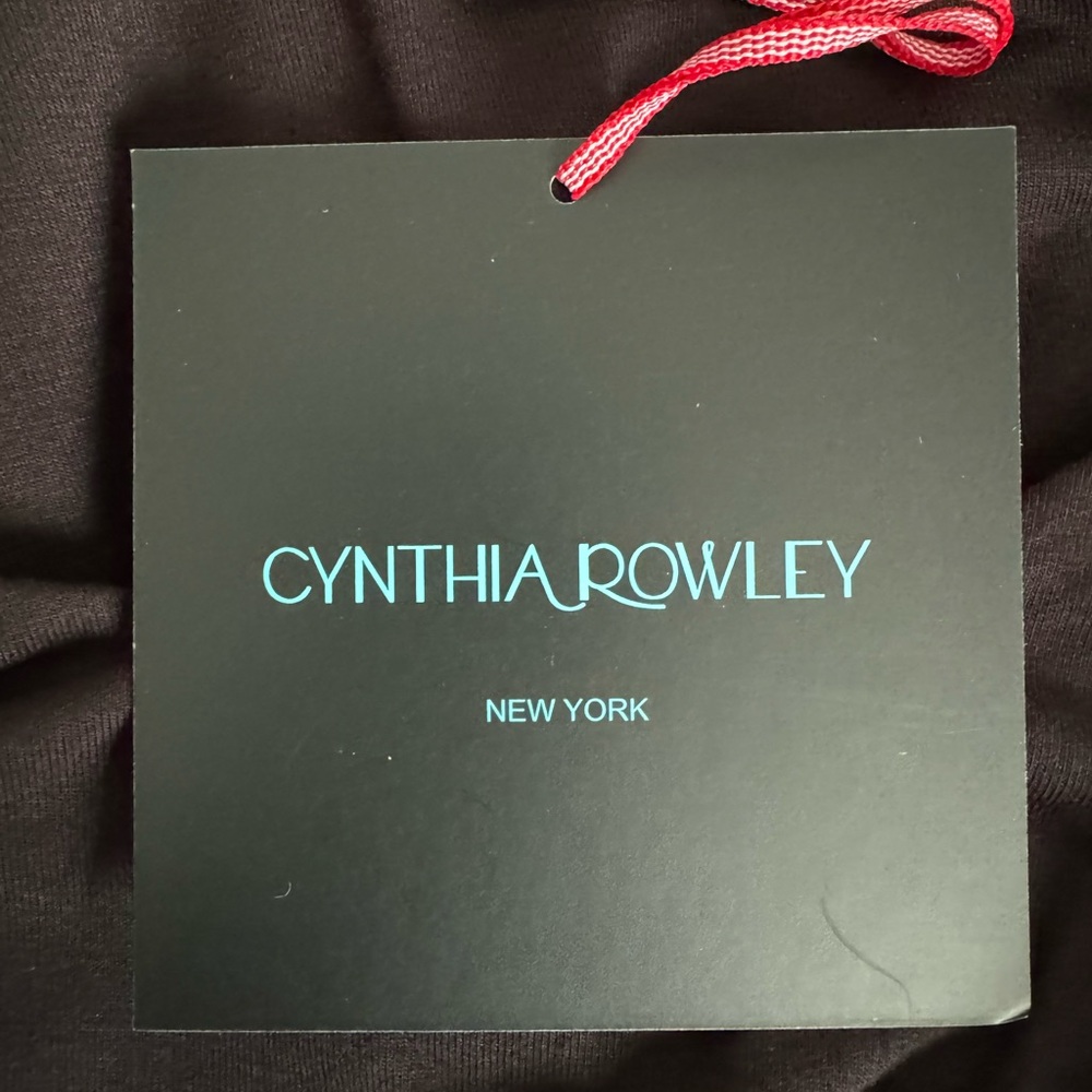 Cynthia Rowley Sleeveless Black Maxi Dress with Drawstring Tie at Side NWT - Picture 3 of 7